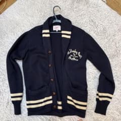 Duffers ネイビー カーディガン Lのサムネイル
