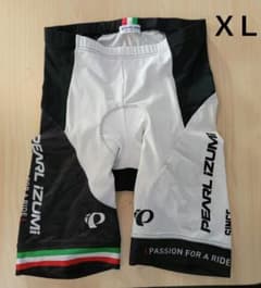 (本日値下げ)PEARL IZUMI ビブパンツ ホワイト/ブラック XLのサムネイル
