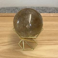 スモーキークオーツ　スフィア　虹入りのサムネイル