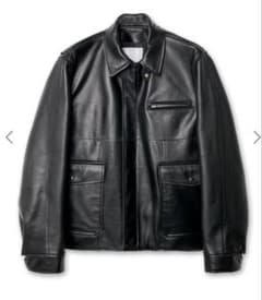 ブラック sacai レザーブルゾン 26SS サイズ2 新品 - メルカリ