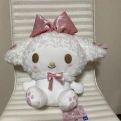 マイメロディーホワイトドレッシーBIGぬいぐるみ