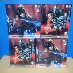 「鬼滅の刃」XrossLink フィギュア 竈門炭治郎 富岡義勇×2