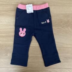 はな様 専用 新品未使用タグ付き　Hot.B ウサギ刺繍付きパンツ 80サイズのサムネイル
