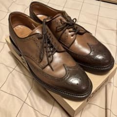 ラルフローレン レザーシューズ ウィングチップ ブラウン 26.5cm