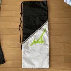 Mizuno テニスラケットバッグ 黒/白/緑のサムネイル