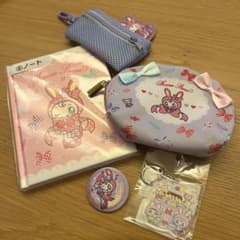 メゾピアノ　一番くじ　刺繍缶バッジ　たまごっちコラボ　5点セット　ナルミヤ