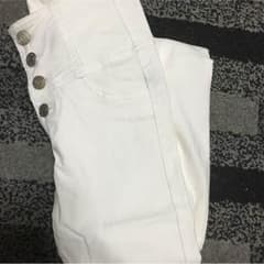 ハイウエストスキニー  白のサムネイル