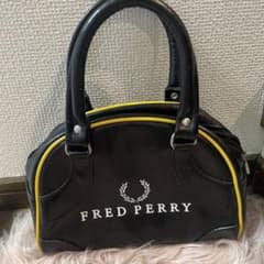 FRED PERRY ミニボストンバッグ ブラックのサムネイル