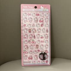 【正規品】ハローキティ BONBON DROP シール mini ピンクのサムネイル