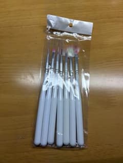 Set of 7 Nail Art Brushes & Set of 4 Dotting Pens
