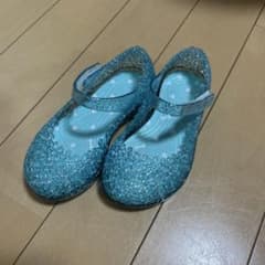 キラキラサンダル 水色　14㎝のサムネイル