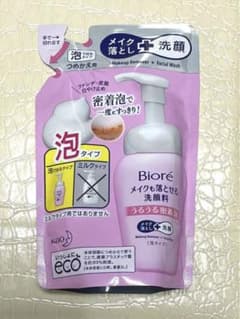 ビオレ メイクも落とせる洗顔料 うるうる密着泡のサムネイル