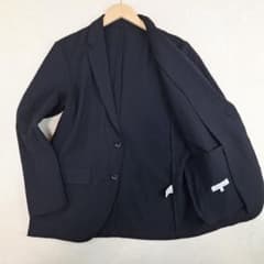 ユナイテッドアローズ シアサッカー ストレッチジャケット 洗える 黒 M
