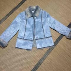 mii様専用♡ファーコート♡ライトブルーのサムネイル