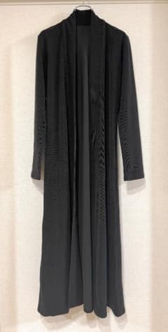 Yohji Yamamoto 長袖 ロングジレ 落ち感ドレープ 黒 Yohji Yamamoto 長袖 ロングジレ 落ち感ドレープ 黒 - メルカリ