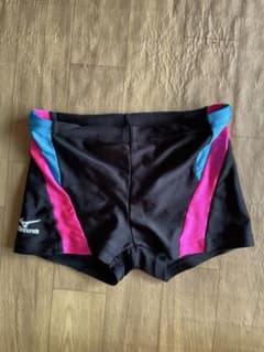 Mizuno MEGALOS メガロス水着 黒/ピンク/青　150のサムネイル