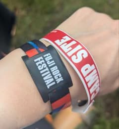 FujiRock　フジロック　 後２日券　リストバンド 26日(日)フジロック 2026 チケット リストバンドfujirock - メルカリ