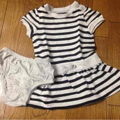 babyGap☆ボーダーワンピ☆90のサムネイル