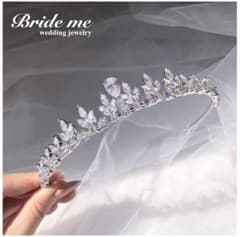 Bride me ウエディングティアラ ブライダル ZT-14のサムネイル