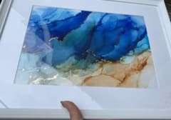 ＊アルコールインクアート＊海のサムネイル