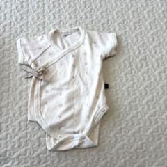 ITSUKANOTE 半袖前開きロンパース0-3monthのサムネイル