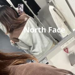THE NORTH FACE 切り替え ワンポイント 刺繍 スウェット Lサイズのサムネイル