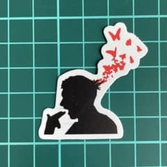 バンクシー風デザインシールのサムネイル