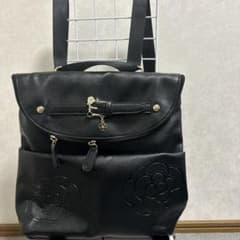 CLATHAS リュック ブラック カメリアモチーフのサムネイル