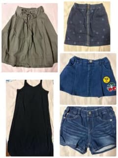 SISTER JENNI デニムスカート 他 130cmボトムス5点セットのサムネイル