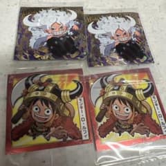 ONEPIECE大海賊シールウエハース モンキー・D・ルフィ 4枚セットのサムネイル