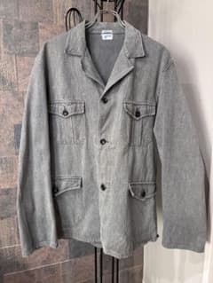 1950-60年代 フレンチワークジャケット ブラックシャンブレー SANFOR m27196201411_1.jpg?1767759998
