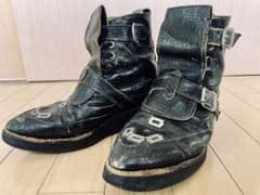 BOY LONDON クロス ブーツ セディショナリーズ peel&lift BOY LONDON クロス ブーツ セディショナリーズ peel&lift - メルカリ