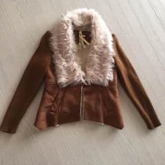 ファー付き ムートン ジャケットのサムネイル