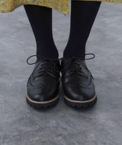 【試着のみ／完売品】BEAMS HEART / レースアップ フラットシューズのサムネイル