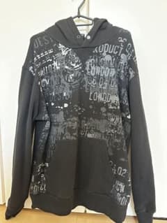 VOLCOM ブラック グラフィックプリント パーカーのサムネイル