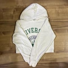 UNIVERSITY カレッジロゴ パーカー ホワイトのサムネイル