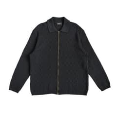 HUGO BOSS ウール100% 襟あり ジップアップセーター L相当 美品 - メルカリ