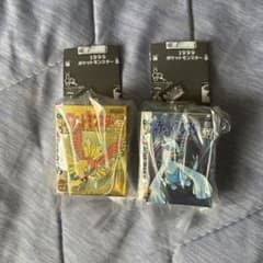 Pokémon Package & Game Card Keychain Collection Gold & Silver