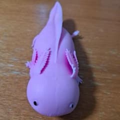 ウーパールーパー フィギュア ピンク　ぷにぷにのサムネイル