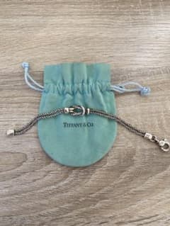 Tiffany & Co. センターノット　ダブルロープ　シルバーブレスレットのサムネイル