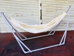 おしゃれ 3WAY ハンモック 自立式 アイボリー revir of  revir of river ハンモック 自立式 3way 室内 屋内 折りたたみ