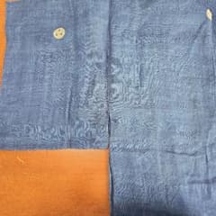 リメイク用　麻　上布　青　着物　夏着物　184　古布　木綿　越後上布　能登上布 夏物 宮古上布 着物 中古 苧麻 身丈155cm SA A992-6 - メルカリ