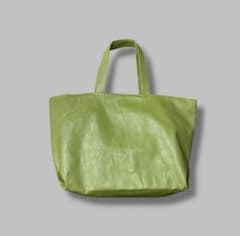 豚しゃぶ PU LEATHER TOTE BAG (LIME) 786B PU LEATHER TOTE BAG (LIME) 786B - メルカリ