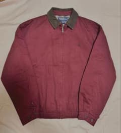 ささささん専用Ralph Lauren ドリズラージャケット　バーガンディー　L Ralph Lauren ドリズラージャケット バーガンディー L - メルカリ
