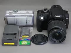 EOS Kiss Digital N 18-55USM＋Pshot S30 美品 EOS Kiss Digital N 18-55USM＋Pshot S30 美品 - メルカリ