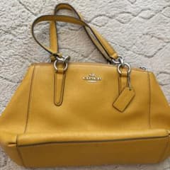 タイムセール500円引】即日発送】COACH イエロー ショルダーバッグ 