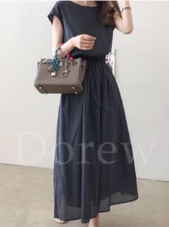 Dorew Aラインロングワンピース  Blackのサムネイル