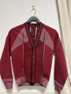 PRADA プラダ メンズ カーディガン サイズ46 赤のサムネイル