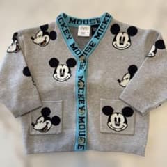 ZARA Disney ミッキーマウス ニットカーディガン 92cmのサムネイル