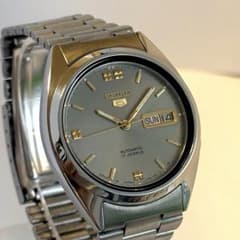 【稼働✨】SEIKO 5 自動巻 17石 純正ブレス デイデイト メンズ 腕時計 稼働✨】SEIKO 5 自動巻 17石 純正ブレス デイデイト メンズ 腕時計